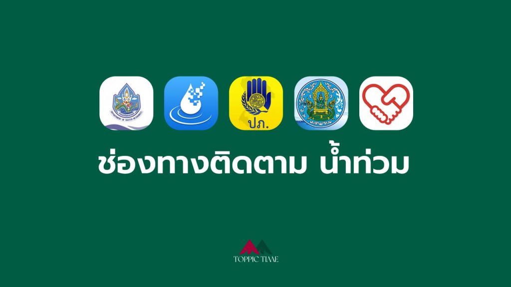 7 ช่องทางติดตามน้ำ ขอความช่วยเหลือเหตุ 'น้ำท่วม'