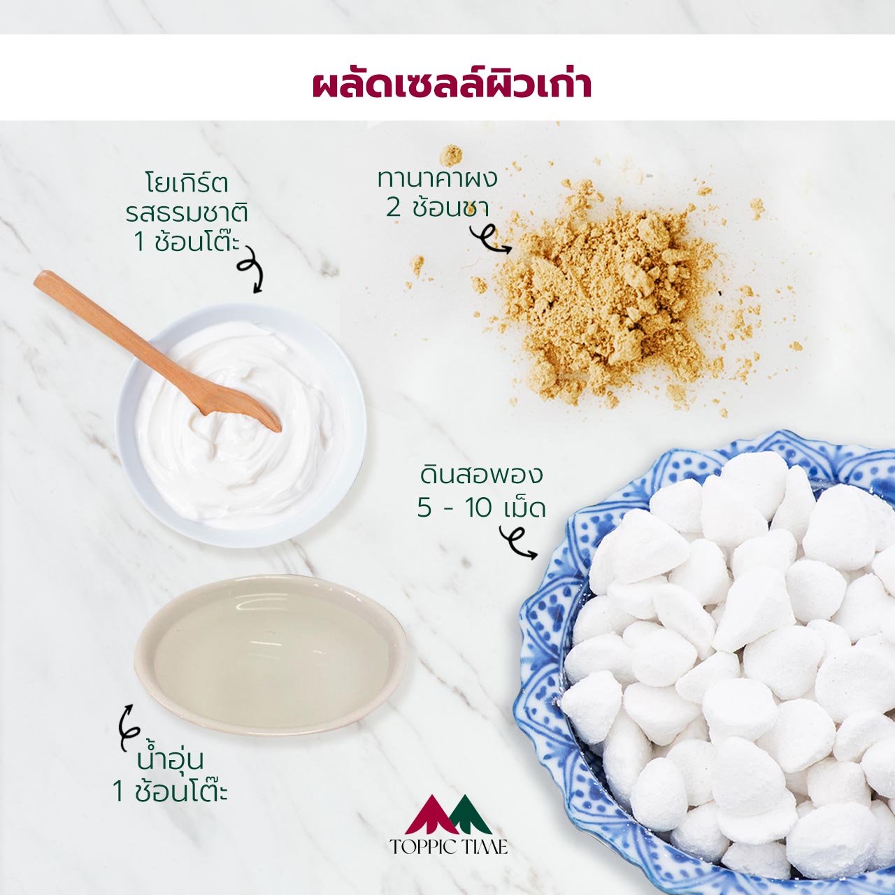 'ดินสอพอง' คืออะไร? กับ 5 สูตรมาส์กหน้าใส ไร้สิว